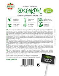 Maybe you would like to learn more about one of these? Sperli Rosenkohl Flower Sprouts Autumn Star Kaufland De