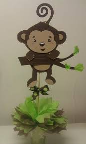Drive by baby shower labels, monkey baby shower favor labels, monkey birthday party favor sticker, jungle baby shower, safari baby shower. Adriana S Creations Baby Shower Theme Centerpieces Monkey Baby Shower Decorations Monkey Baby Shower Baby Shower Monkey Theme