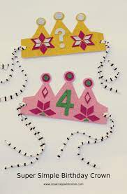 I've created this diy birthday crown without any extra embellishments, but you can. Simple Diy Birthday Crown With Sparkles Creative Jewish Mom