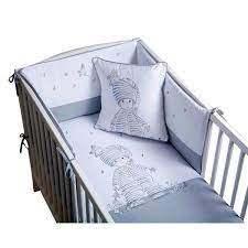 Copriletto E Paracolpi Collezione Unisex Basic Grigio Peques De Casa Infanzia Eurekakids Letto Per Neonati Copriletto Lettino Fai Da Te