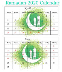It is observed by muslims all over the world on the ninth month of the islamic calendar. Printable 2020 Ramadan Calendar With Prayer Times Ramzan 1441 Calendar Dream