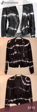 Nwt Blanknyc Tie Dye Moto Faux Leather Jacket Fashion Clothes Design Fashion Trends