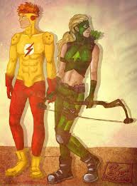 Young Justice Kid Flash And Artemis By Llstarcasterll Deviantart Com On Deviantart Justicia Joven Wally West Liga De La Justicia