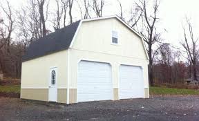 2 Story Double Wide Garage Wood Amish Backyard Structures Backyard Structures Garage Door Design Garage Door Types