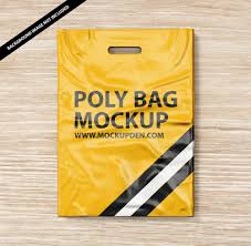 Download Free Poly Bag Mockup Psd Template Mockup Den