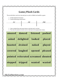 Pronunciation Of Ed Endings Ed Endings Pronunciation Student Writing