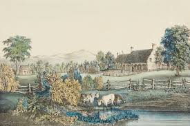 Lot 159: Currier And Ives: American Forest Scene, Maple Sugaring 1856 |  Case Auctions