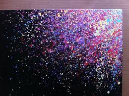 Spray paint is easy to transfer to other surfaces. 18 X24 Paint Splatter Canvas Colorful Canvas Paintings Splatter Paint Canvas Spray Paint Canvas