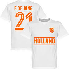 Klantenservice bel het nederlands elftal, kortweg 'oranje' genoemd, heeft één keer een groot voetbaltoernooi gewonnen. Bol Com Nederlands Elftal F De Jong Team T Shirt Wit Xxxxl