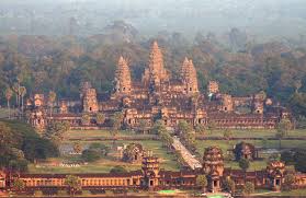 Angkor wat, located in northwest cambodia, is the largest religious structure in the world by land area, measuring 162.6 hectares. Ad Classics Angkor Wat Archdaily