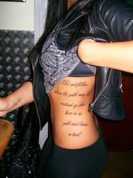Writing side rib tattoo female. Female Rib Tattoo Writing Novocom Top