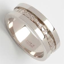 Platinum Men S Claddagh Wedding Ring 6mm Claddagh Ring Wedding Mens Wedding Rings Claddagh Wedding