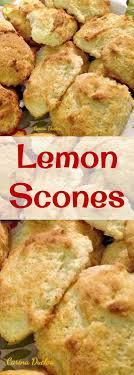 Lemon Scones These Little Scones Are Very Easy To Make And Go Perfect As A Tea Time Snack Serve Warm Or Cold Lemon Scones Lemon Scones Recipe Tea Time Snacks