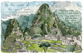 Travel Sketch Machu Picchu Peru Machu Picchu Machu Travel Sketches