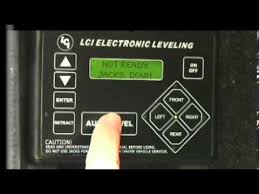 How to retract the motorhome leveling jacks. Lippert Level Up Automatic Leveling How To Instructions Youtube