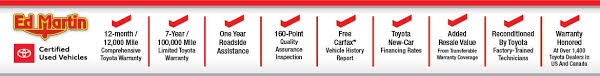 Toyota certified used vehicle warranty registration. Toyota Certified Pre Owned Vehicles Used Cars Noblesville In Ed Martin Toyota