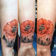 Poppy is considered an august birth flower tattoo it starts blossoming in august. 75 Poppy Tattoo Designs For Men Remembrance Flower Ink
