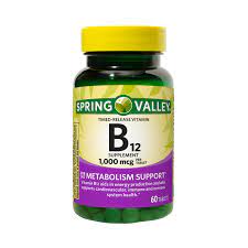 Along with other b vitamins, vitamin b12 is important for converting the food you eat into cellular energy.† Spring Valley Vitamin B12 Timed Release Tablets 1000 Mcg 60 Ct Walmart Com Walmart Com