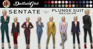 Maybe you would like to learn more about one of these? Sentate Plunge Suit Recolor Available In Plumbobteasociety S Cottage Garden And Rustic Romance Palettes Combined Meshes Requir Sims 4 Clothing Sims Sims 4 Cc