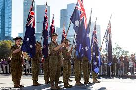 © provided by abc news residents remember the fallen on their driveways at dawn last year in the brisbane suburb of deagon. Fury As Anzac Day March Is Cancelled Because Of Coronavirus Daily Mail Online
