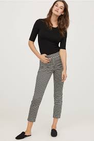 Black And White Pants Womens Pdp Houndstooth Pants Outfit Black And White Pants Gingham Pants