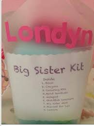 Sibling Kit For Baby Shower Big Sister Kit Big Sister Gifts New Baby Products