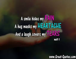 Smiling has great positive effects on our mood, brains, bodies and the people around us. Quotes About Smile And Pain Tumblr