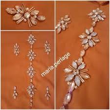 elkaouakibiperlage mariaperlage randa hjar lux luxury ramadan2018 collection moutif mode handmode couture randa jalabacollection manik manik bunga kain manik