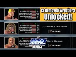 12 Removed Wrestlers Unlocked Wwe Smackdown Here Comes The Pain Youtube