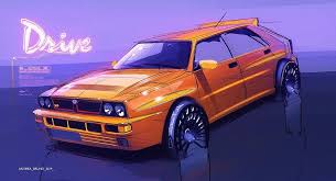 Andrea Bruno On Instagram Lancia Delta Hf Evoluzione The Inktober Inktober2019 Lanciadeltaintegrale Sketch Sketchbook Car Instagram Suv Inktober