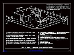 This applies to both the side walls and the gables. Typical Roof Lightning Protection Roof Roof Layout Dwg Block For Autocad Designs Cad