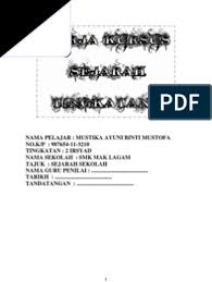 Contoh kaedah kajian kerja kursus sejarah pt3 2018|adakah anda calon tingkatan 3 tahun 2018? Kerja Kursus Sejarah Tingkatan 2