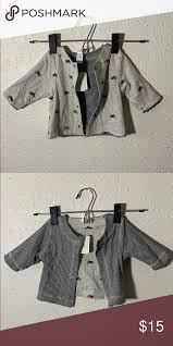 Baby Gap Reversible Sweater Jacket 0 3 Months Reversible Sweater Sweater Jacket Sweaters