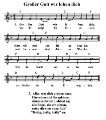 Grosser Gott Wir Loben Dich Google Search Lieder Hochzeit Klaviernoten Noten