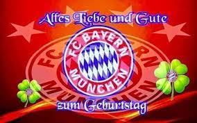 Unsere geburtstagskarten für sie zum die karten können sie kostenlos selber ausdrucken oder gleich auf facebook, google+ und co posten. Pin Auf Fc Bayern Munchen Geburtstag