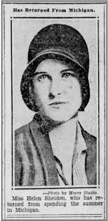 Here is the February 1942 article about Helen Bartlett's wedding to Ray  Magargal. It is from one of Elsie Barlett's many scrapbooks.