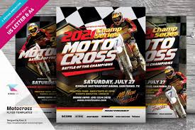 These resumes are available in the most popular formats, such as psd, ai, and indd. Motocross Flyer Templates Creative Daddy