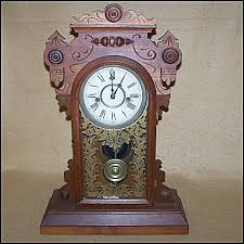 Antique 1905 Waterbury Gingerbread Chiming Clock Clock Vintage Clock Antique Clocks