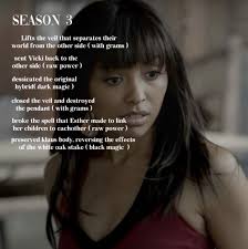 Bonnie Bennett Doing A Spell in Season 1