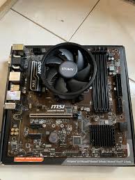 Its four memory slots support a max of 64gb of ddr4 ram that can be overclocked up to 4133 mhz. Ryzen 5 3400g And Msi B450m Pro Vdh Max Bundle Computers Tech Parts Accessories Computer Parts On Carousell