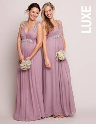 Mauve Embellished Grecian Maternity Gown Formal Maternity Dress Maternity Dress Outfits Maternity Bridesmaid Dresses