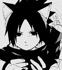 Chibi Neko Sasuke Uchiha Naruto Sasuke Sakura Naruto Shippuden Sasuke Anime Naruto