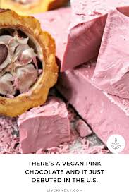 Creamistry Has Debuted Vegan Pink Chocolate Ice Cream Made With Ruby Cocoa Beans Discovered By Cocoa Producer Barry Callebaut Pink Chocolate Food Chocolate