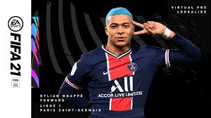 Kylian mbappe and erling braut haaland are the next big things in football. Fifa 21 Virtual Pro Lookalike Kylian Mbappe New Blue Hair Youtube