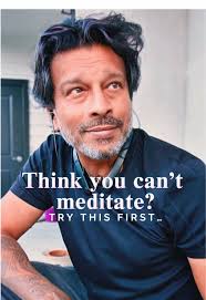 You think you can’t meditate? 🤔 Try this… Sit comfortable. Sit still.  Don’t move a muscle. Don’t worry about the monkey mind. Master physical  stillness. When the body is still… The mind will follow. ✨ ...