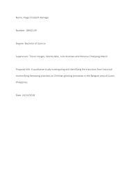This qualitative study examines ethnic identity development of 1.5 generation filipino american immigrants in u.s. Proposal Title A Qualitative Study Investigating And Identifying The Transition From Historical Mummifying Bereaving Practices To Christian Grieving Processes In The Banguet Area Of Luzon Philippines