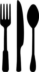 Fork Spoon Knife Vinyl Wall Art Graphics Lettering Etsy Vinyl Wall Art Wall Stencil Patterns Stencils Wall