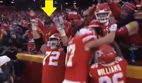 The kansas city chiefs had it clicking on all cylinders during their monday night football matchup with the baltimore ravens in week 3. Video Eric Fisher Breaks Out Stone Cold Beer Celebration After Chiefs Td
