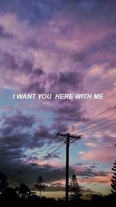 I Want You Here With Me Wallpaper Quotes Quote Aesthetic Background