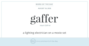 Word Of The Day Gaffer Words Uncommon Words Aesthetic Words